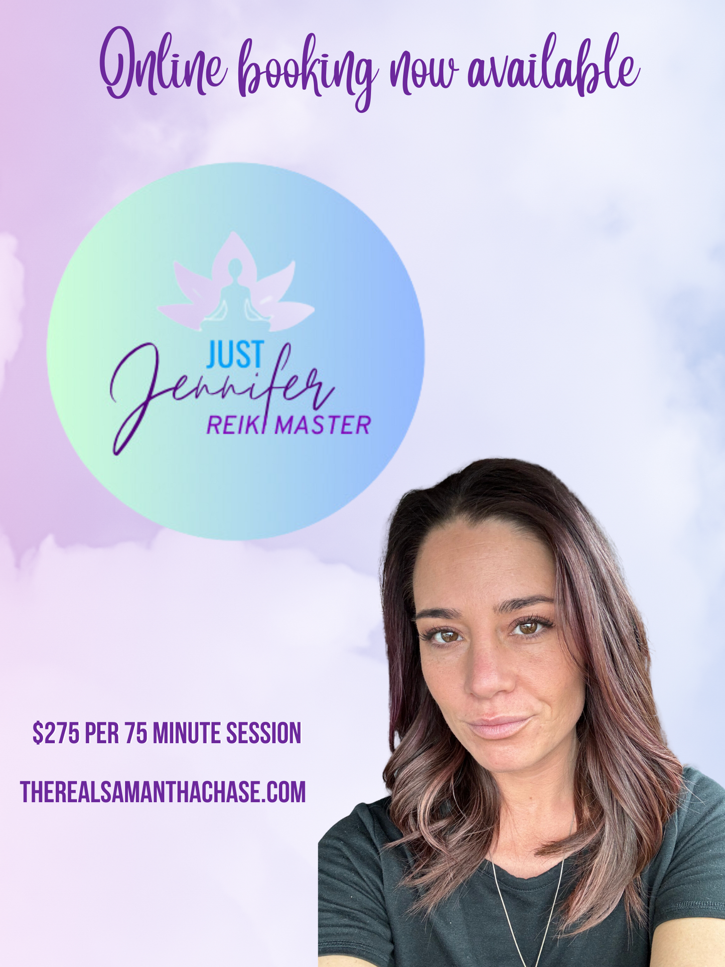 Virtual reiki healing by Just Jennifer